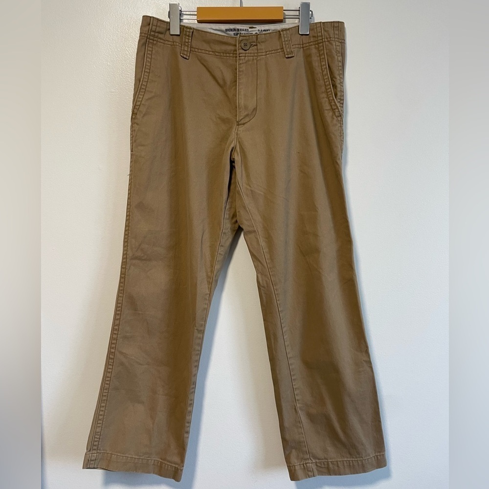 Men’s Tan Broken In Khakis - Size 31 X 30